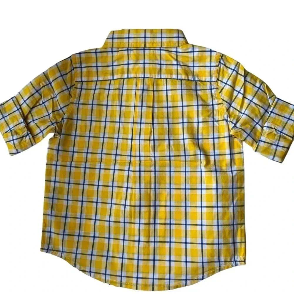NWT Janie and Jack Plaid Button down shirt